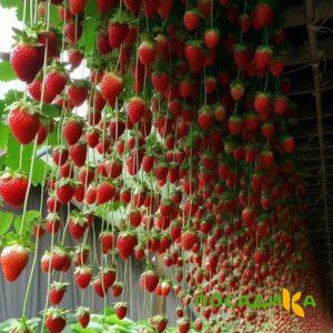 Клубника ампельная Анастасия купить по цене от 370р. в интернет-магазине «Посадика» с доставкой почтой в в Балейе и по всей России – [изображение №1].